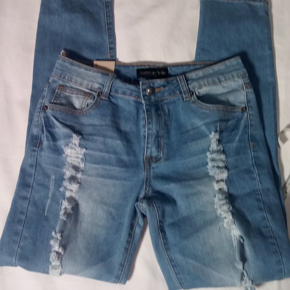 AMERICAN BAZI LOW RISE SKINNY JEANS - Picture 2 of 10